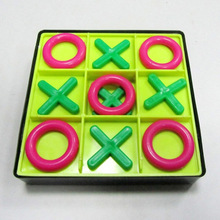 1pc forældre-barn interaktion fritid brætspil plastik / klud / eva ox skak udvikler farvet form pædagogisk legetøj til børn