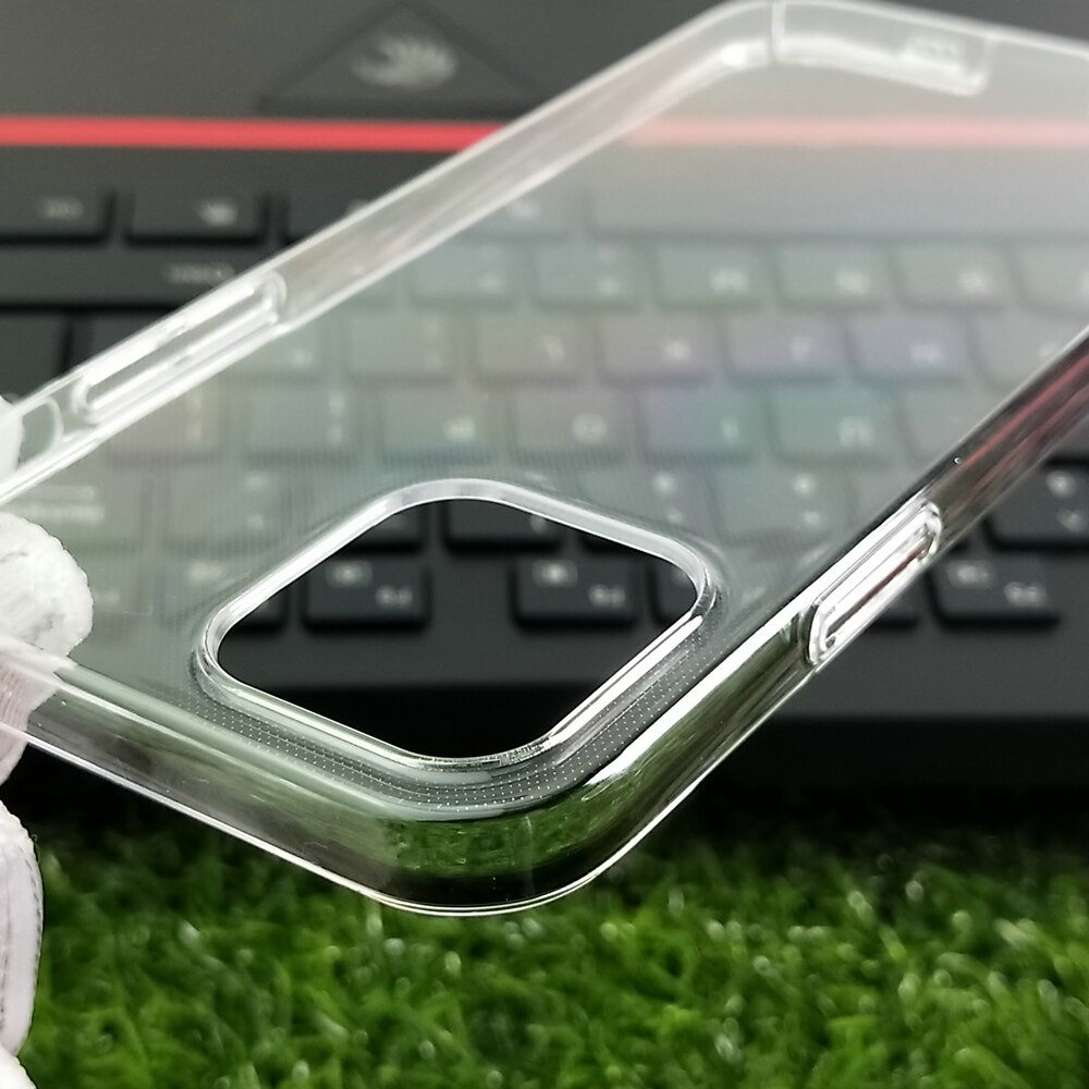 Iphone 12 mini hoesje voor apple iphone 12 pro max doorzichtige telefoonhoes achterkant harde pc-hoes beschermende schaal