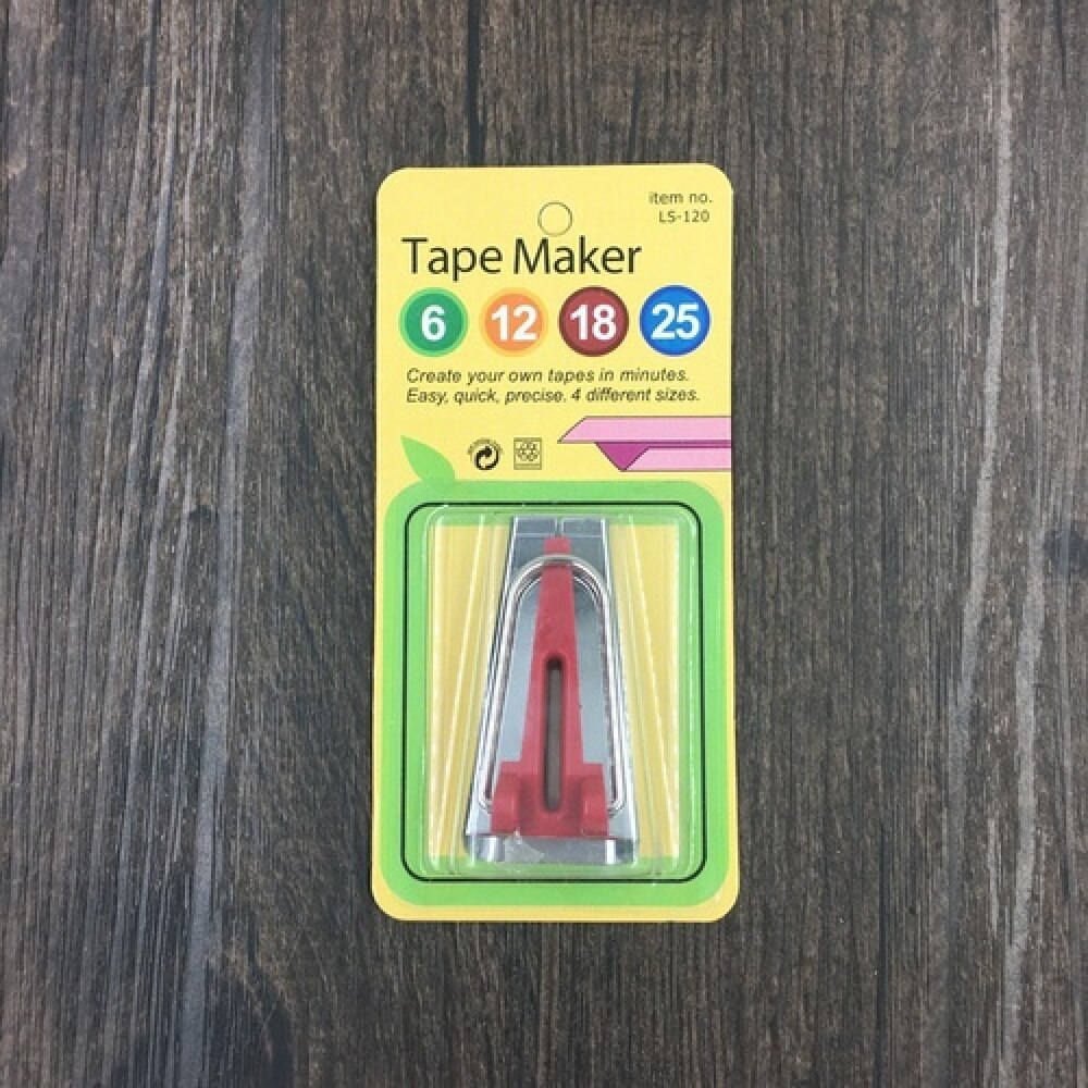 Splicing Cloth 4 Size Fabric Bias Tape Maker Binding Tool Quilting Sewing 6mm\12mm\18mm\25mm Craft DIY: 18mm Red