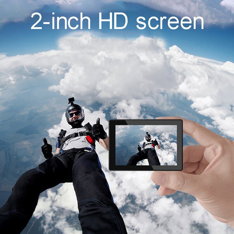 Actie Camera 4K Onderwater Waterdichte Camera 30M Sport Camera 2.0 "Lcd Ultra Hd Camera Met Accessoires Kit