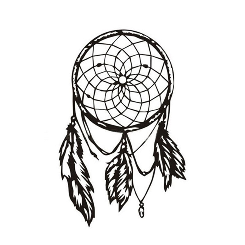 Auto bumper sticker dromenvanger vinyl sticker raam laptop muurdecoratie: Zwart