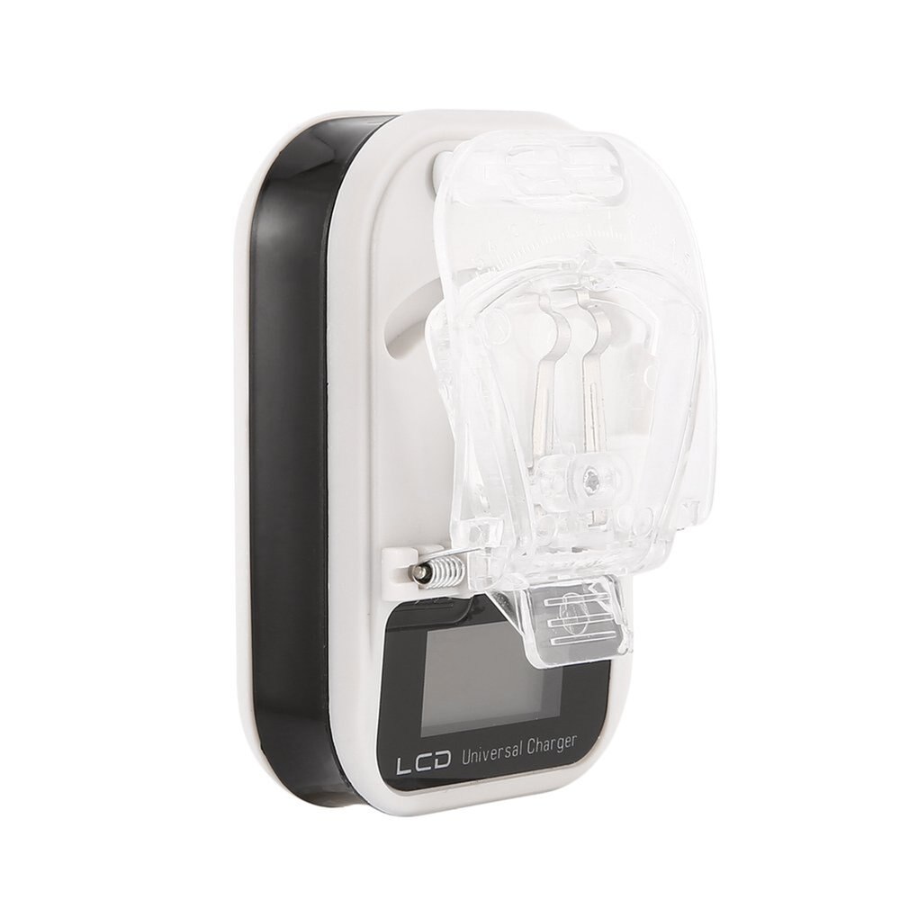 Universal Battery Charger Travel Usb Wall Opladen Met Lcd Display Voor Mobiele Mobiele Telefoon Camera Voor Nokia Voor Samsung Elektrische