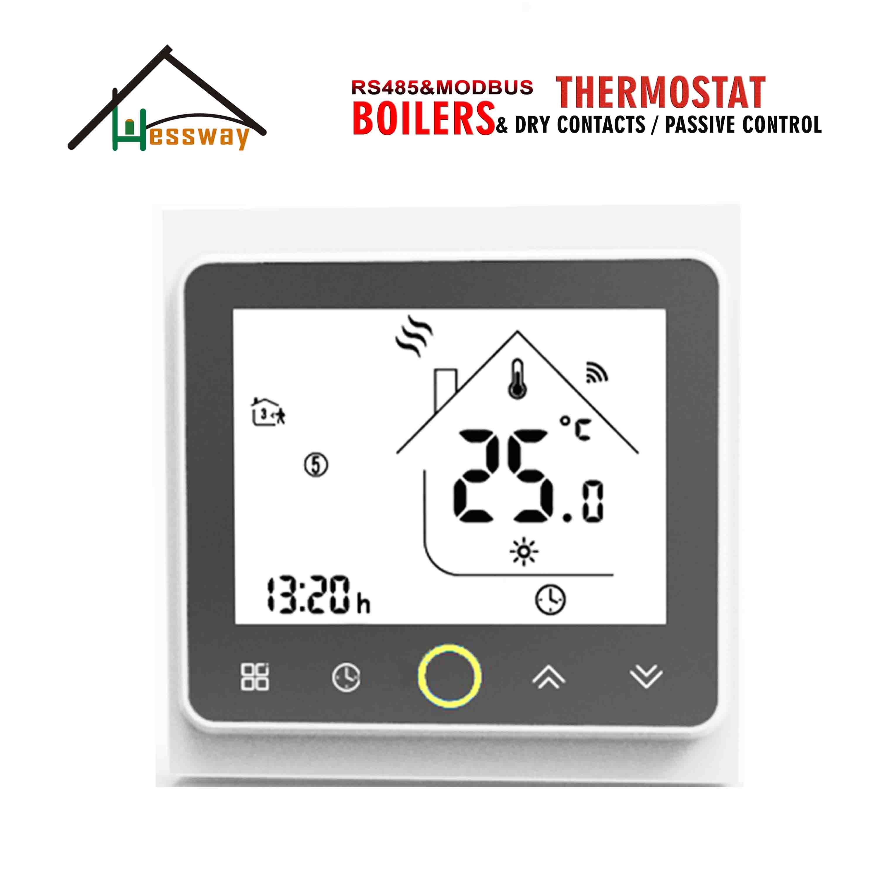 HESSWAY dry contact relay Modbus RTU THERMOSTAT for water boiler heating