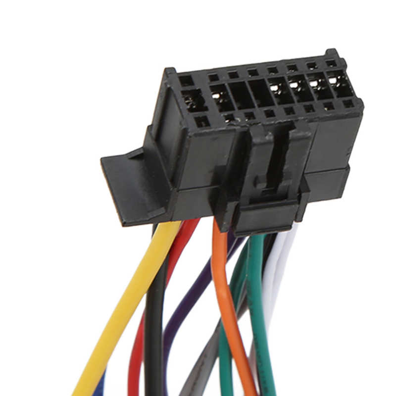 Radio ISO Connector 16Pin ISO Radio Wiring Harness for Auto