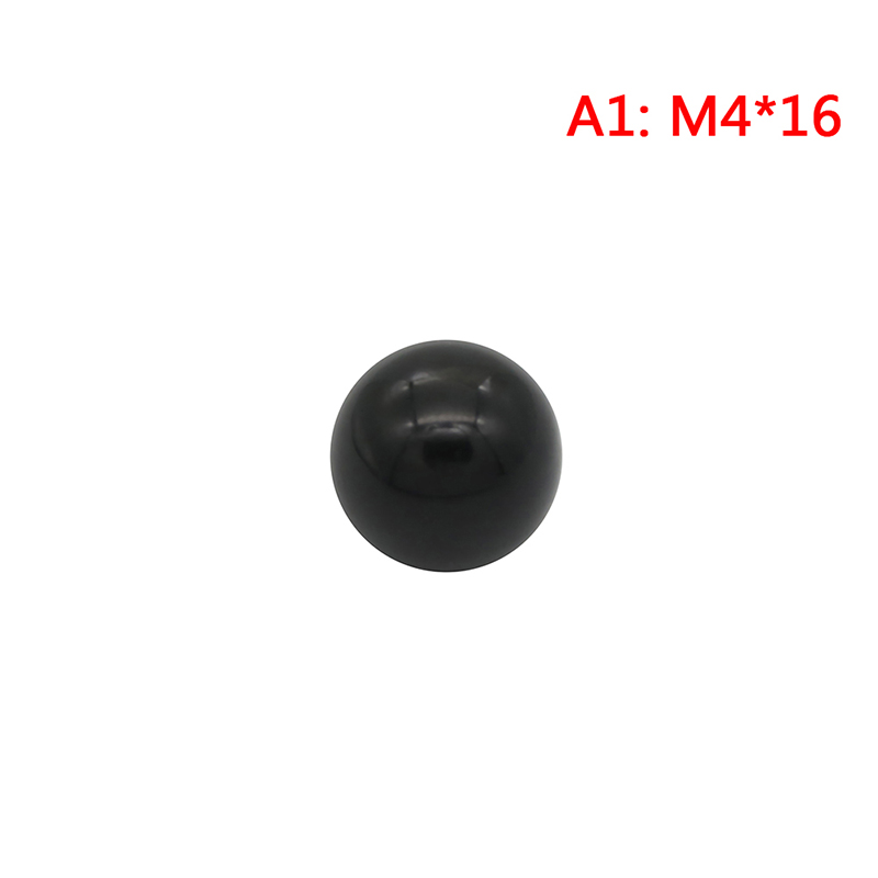 6 størrelser gevind plastikspænding kobberkerneknap kugleformet hovedspændemøtriknap  m4/m5/m6/m8/m10 1 stk: A1