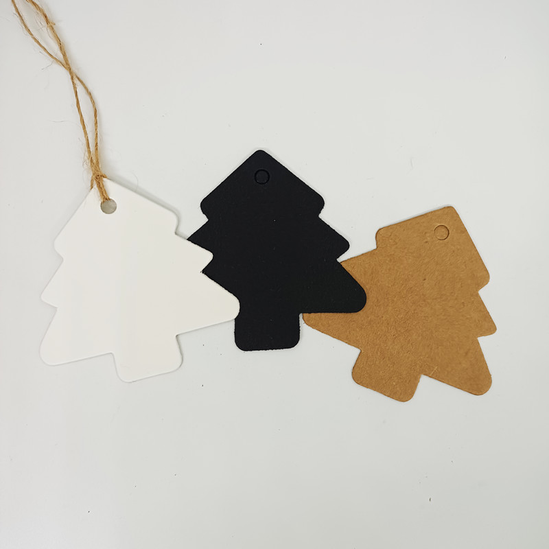 Etykiety z papieru kraft, kartki z kartonu na choinkę z sznurkami, na ślub, urodziny, Boże Narodzenie, przyjęcie, zawieszki na prezenty, materiały robić pakowania ciasteczek