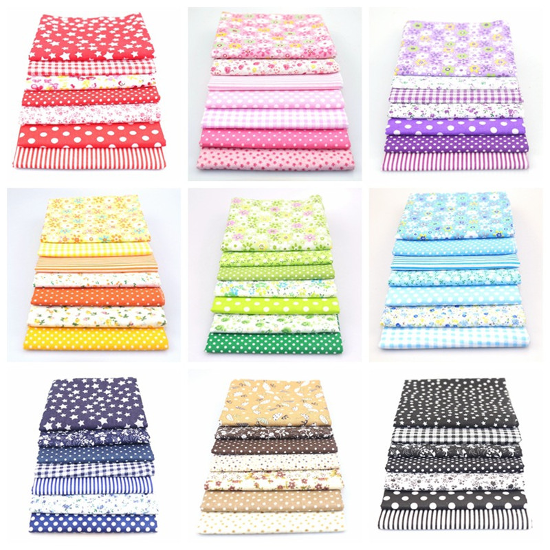 25*25Cm Or 50*50Cm Cotton Fabric Printed Cloth Sewing Quilting Fabrics For Patchwork Needlework DIY Handmade Accessories