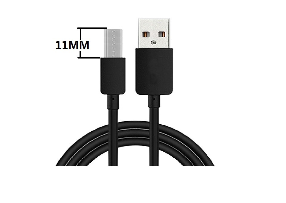 Câble de chargement Micro USB, IP68, pour Blackview BV6000, BV6000S/BV4000/ Pro/DOOGEE S30: Black Micro 11mmLong