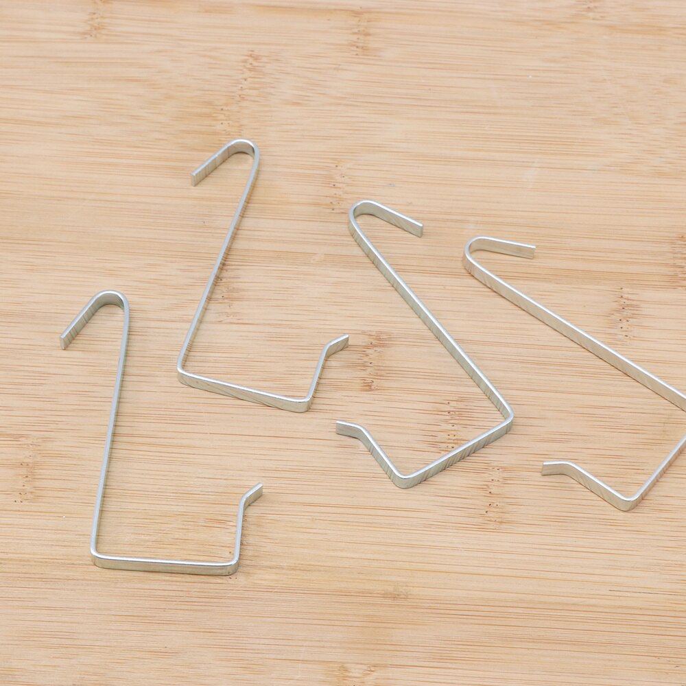 52Pcs Blue Iron Door Back Hooks Multifunctional Traceless Over the Door Hanger for Wall Storage Bag Pocket Hanging Bag