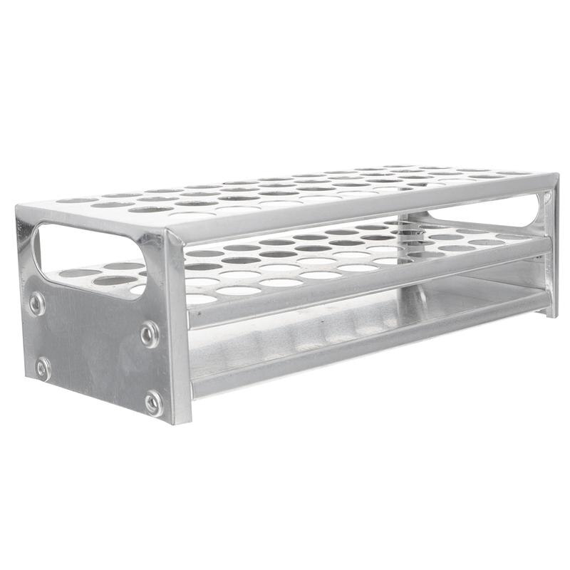 1pc Laboratory Test Tube Stand Aluminum Test Tube Rack Test Tube Holder