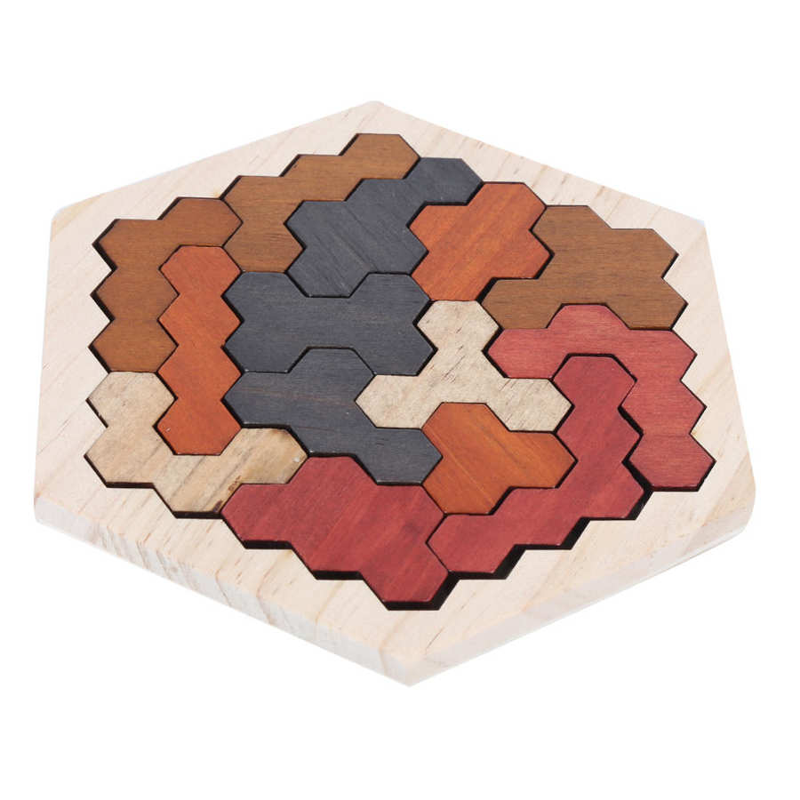 Wooden Tangram Jigsaw Geometry Logic Tangram Puzzle Early Learning Puzzle Game Reschool Children Play Training Educational Toy