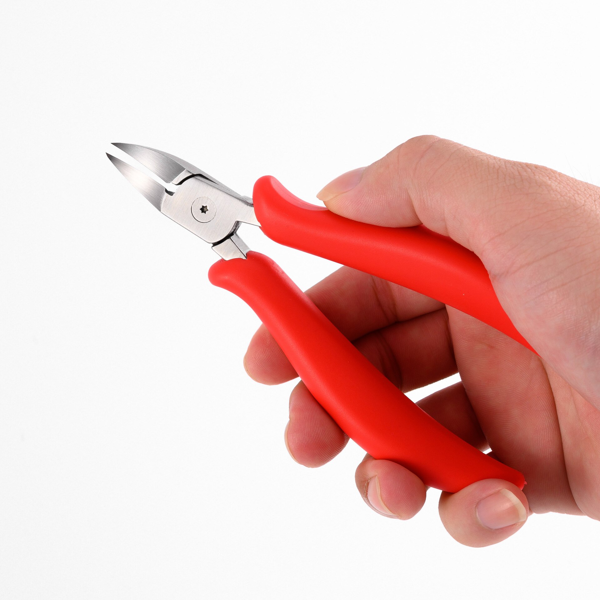 Pinza de acero inoxidable para dedos y uñas de los pies, cortador de cutículas, tijera, alicate, 1 ud.