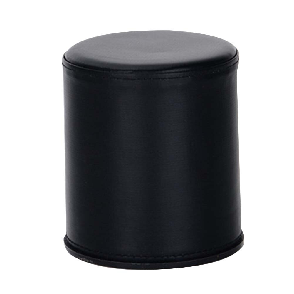 Bar Leather Black Dice Cup Dicebox Zonder Lade Of Dobbelstenen