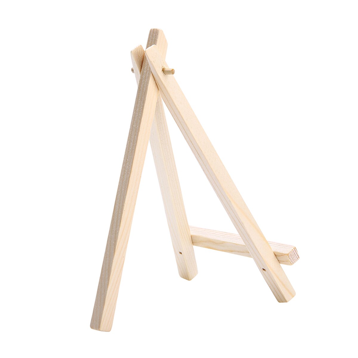 10Pcs Wood Mini Easel Frame Triangle Wedding Table Card Stand Display Holder Holder Children Painting Craft Artist Supplies