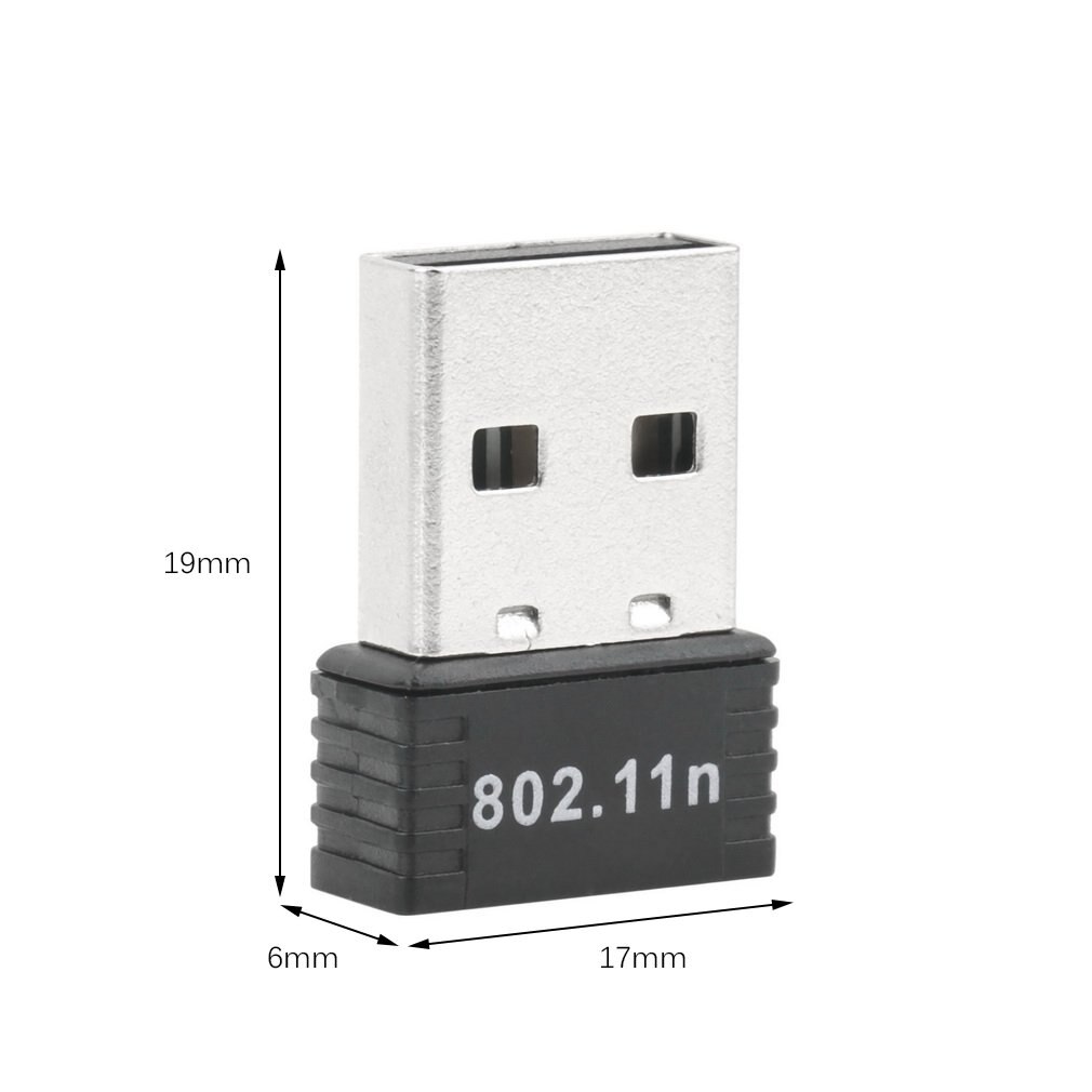Mini adaptateur WiFi USB sans fil, 150Mbps, 150M, carte réseau 802.11n/g/b STBC, prise en charge étendue