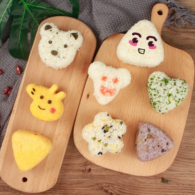 Outils pour fabriquer des sushis, moule pour riz, Onigiri, KIT Nori, bâtonnets de Sushi, Bento, accessoires de cuisine japonaise