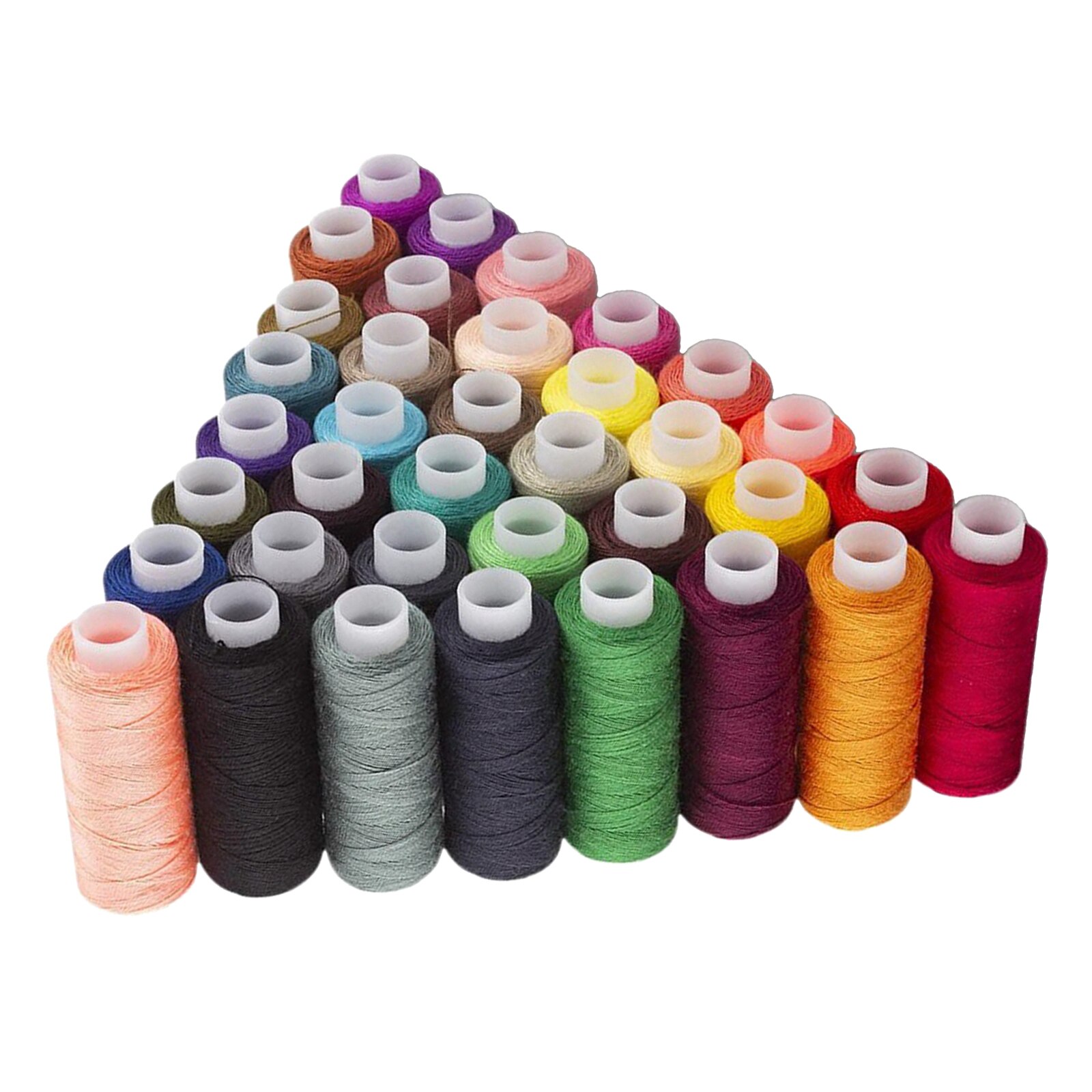 39 Spools Polyester Sewing Thread Silk Cord for Overlock Hand Sewing Machine