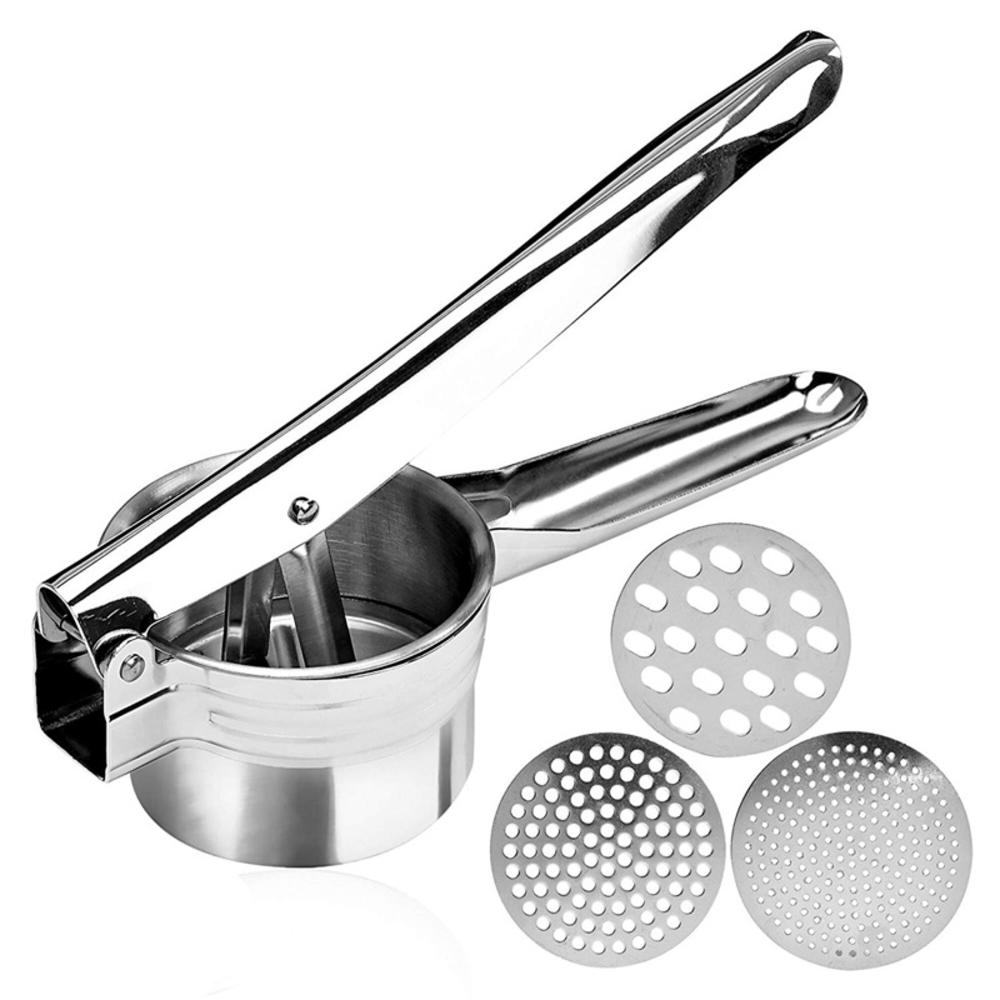 Potato Pumpkin Masher Stainless Steel Vegetable Fruits Puree Pressing Tool Grinder Food Mashing Kitchen Accessories