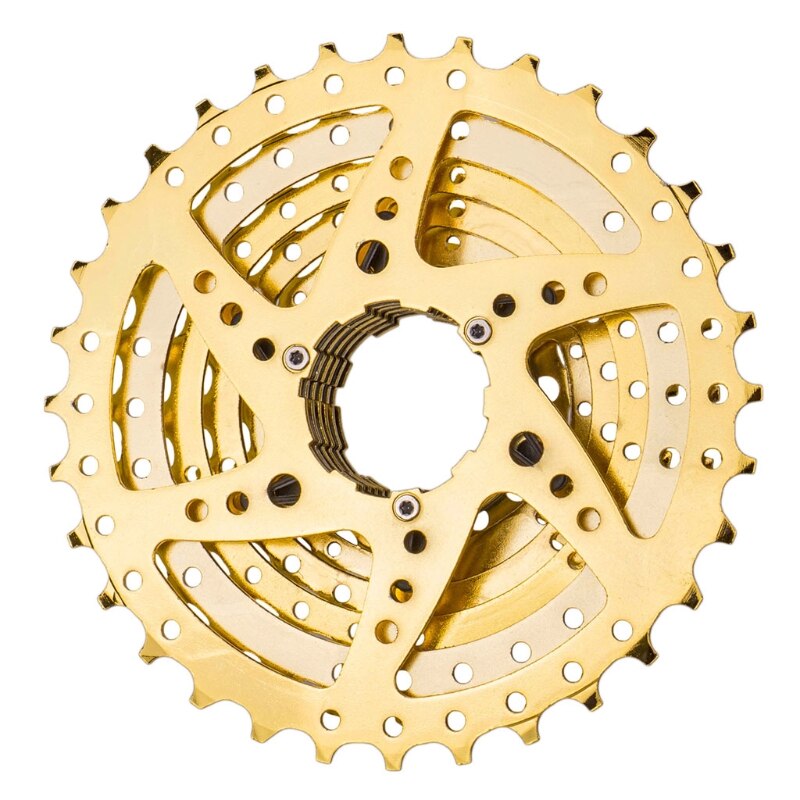 Racefiets Vrijloop 8-Speed 32T Golden Vliegwiel Racefiets Cassette Fiets Vrijloop Fiets Cassette Modificatie Onderdelen