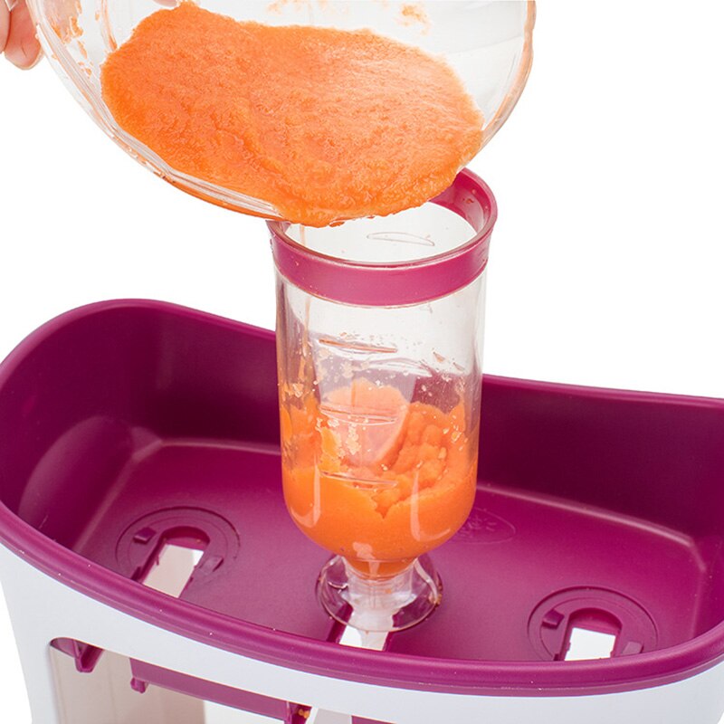 Babymad maker økologisk mad kværn til nyfødte frisk frugt juice beholdere opbevaring baby silikone børn isoleringsposer