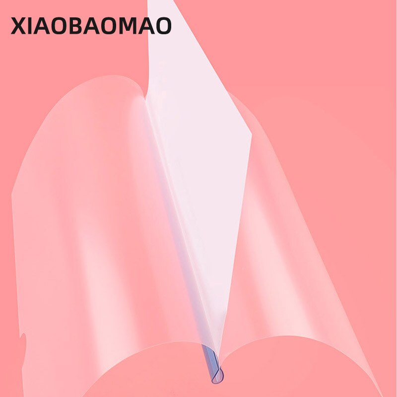 10 Pieces Color Transparent Draw Rod Folder File Report Resume Folder Thickened Draw Rod Folder Plastic Rod Clip