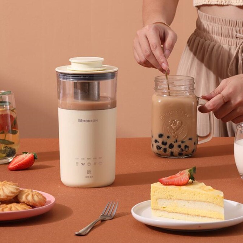 220V 350ML Milk Tea Maker Coffee Cooker Electric Kettle Tea Cooking Machine Automatic Health Preserving Pot Milk Froth Maker