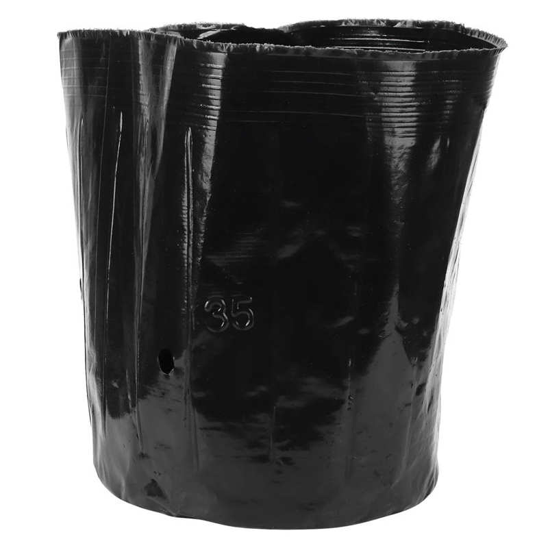 Cultivo de levadura koji, bolsa de vivero de plástico negro grueso para plantas, bolsas de cultivo de flores y frutas, maceta para planta de semillero