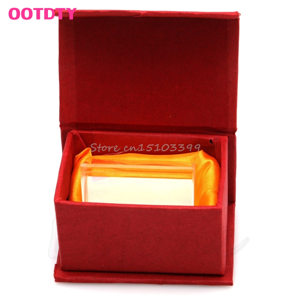 5CM Triangular Prism Teaching Optical Glass Triple Physics Light Spectrum
