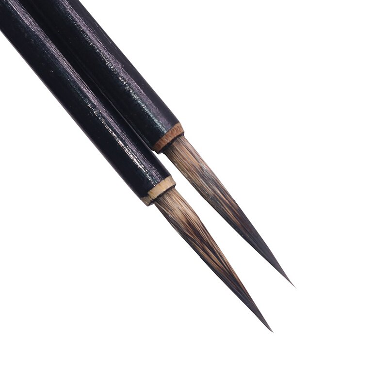 1-10 Pcs Squirrel Hair Brush Hook Line Pen Calligraphy Pen Steel Rod Penholder Painter Watercolor Painting Art Supplies