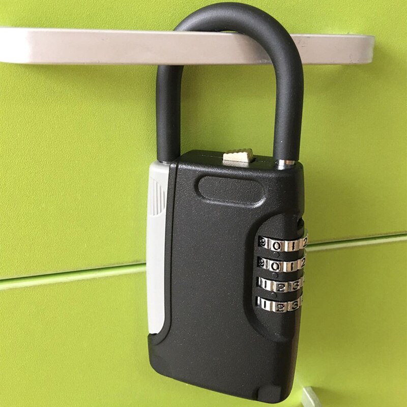 Metalen Mechanische Sleutel Opbergdoos Doos Metalen Haak Type Wachtwoord Key Box Veilig