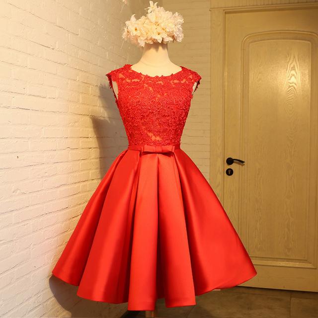 Blonde mini aftenkjoler qi pao kvinder traditionelle kinesiske tøj kjole cheongsam pink værtskjole qipao: Stor rød / Xxl