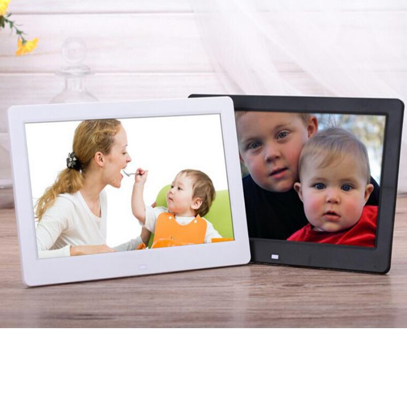 Digital Photo Frame 10.1" HD TFT-LCD 1024*600 Digital Photo Frame Alarm Clock MP3 MP4 Movie Player