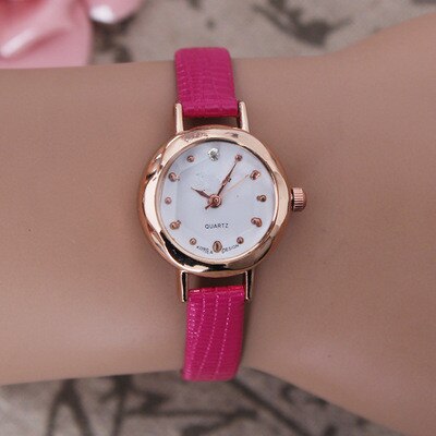 Vrouwen Quartz Analoge Klokken Kleine Wijzerplaat Delicate Luxe Wrist Horloges Relogio Feminino Dames Mode: rose
