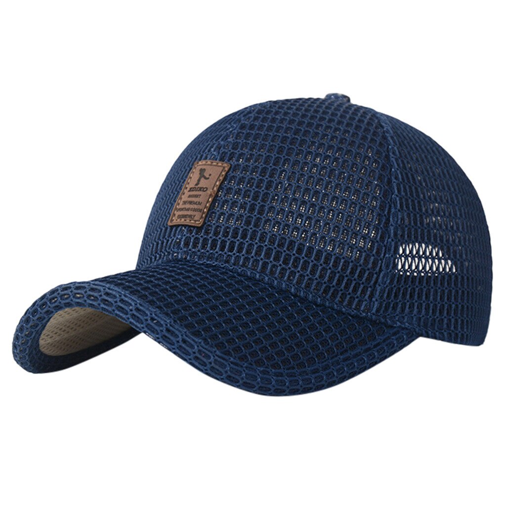 Men's summer hat Solid Breathable Outdoor Sun Protection Hat Wild Baseball Cap кепка с козырьком #j3s: B