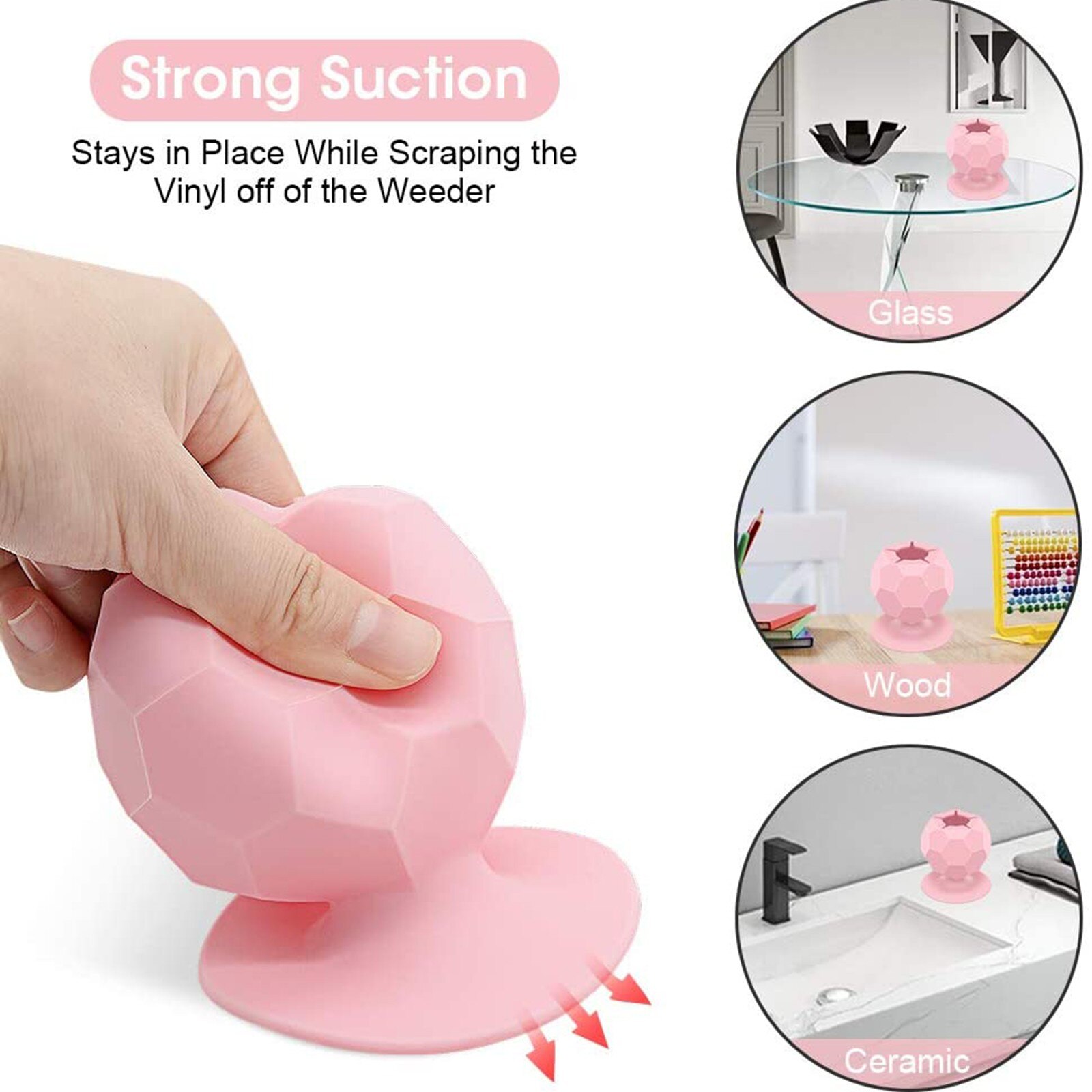 Handicraft Waste Collector Suctioned Vinyl Weeding Scrap Storage Collector Craft Weeding Tool DIY Handicraft Storage Box