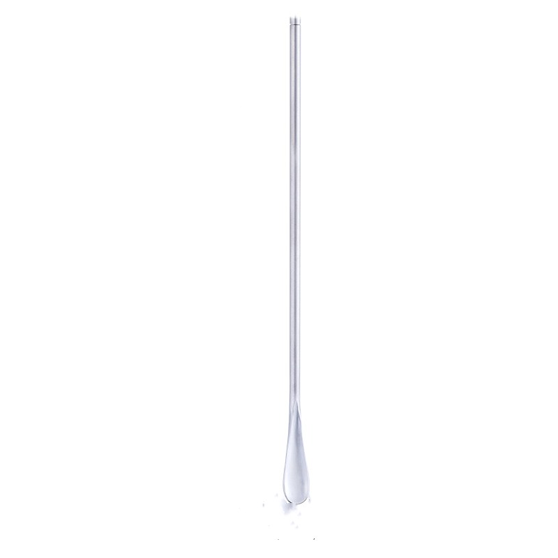 Stil rustfritt stål fargerike kaffescoops cocktail røreskje 13/22.5cm drink blandeskjeer for kjøkken kafé bar verktøy: Sølv / M (22.5 x 1.3) cm