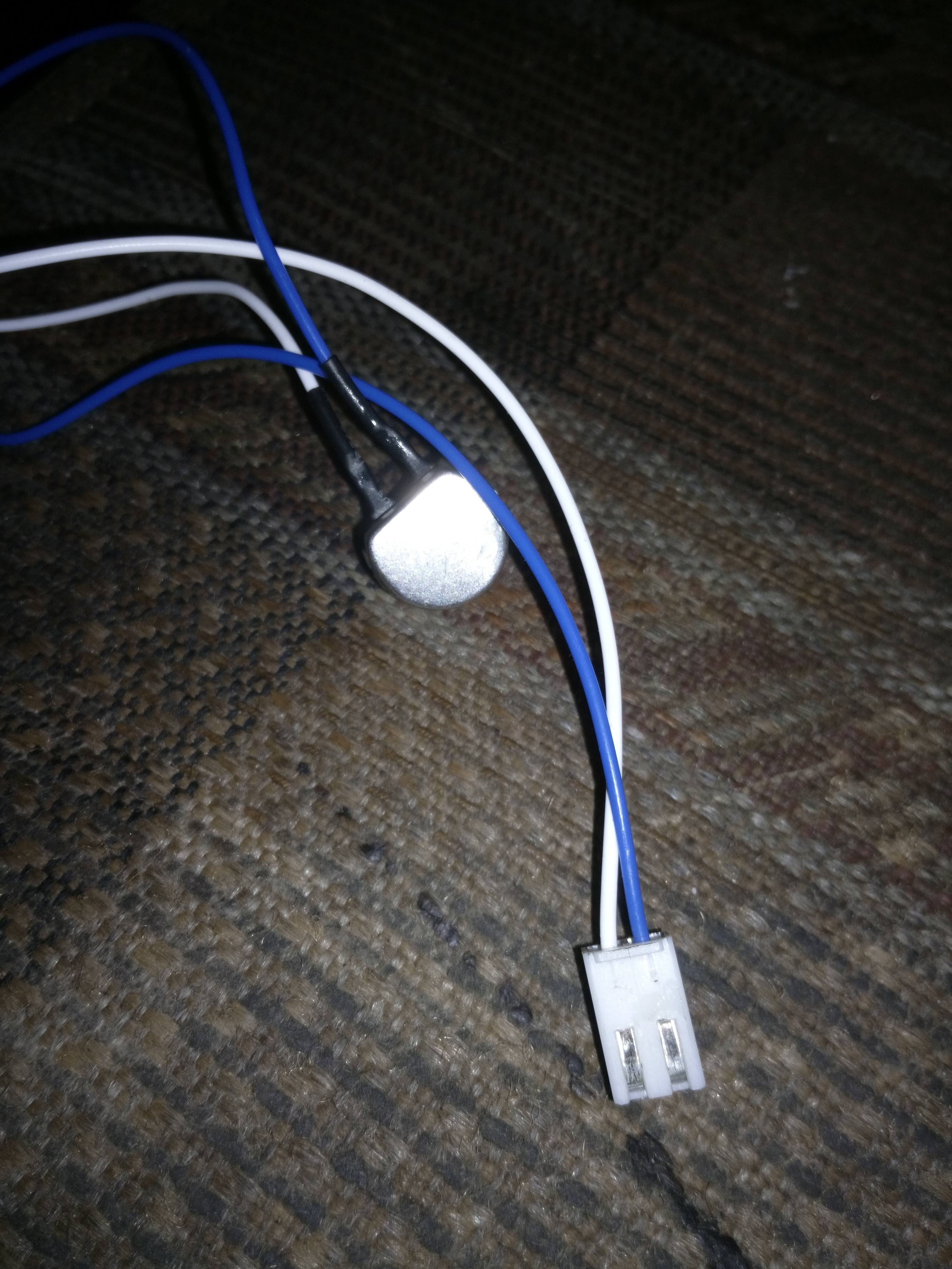 Temperature sensor for air parking heater