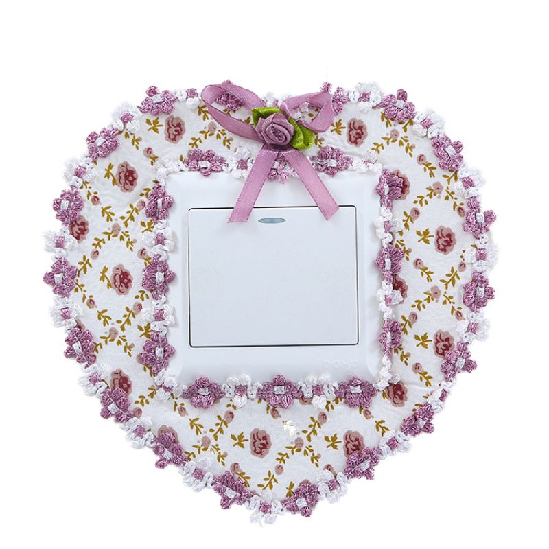 floral enkelt lysbryter omgi stikkontakt finger tallerken panel deksel til hjemmekontor dekorasjon veggklistremerke: A5