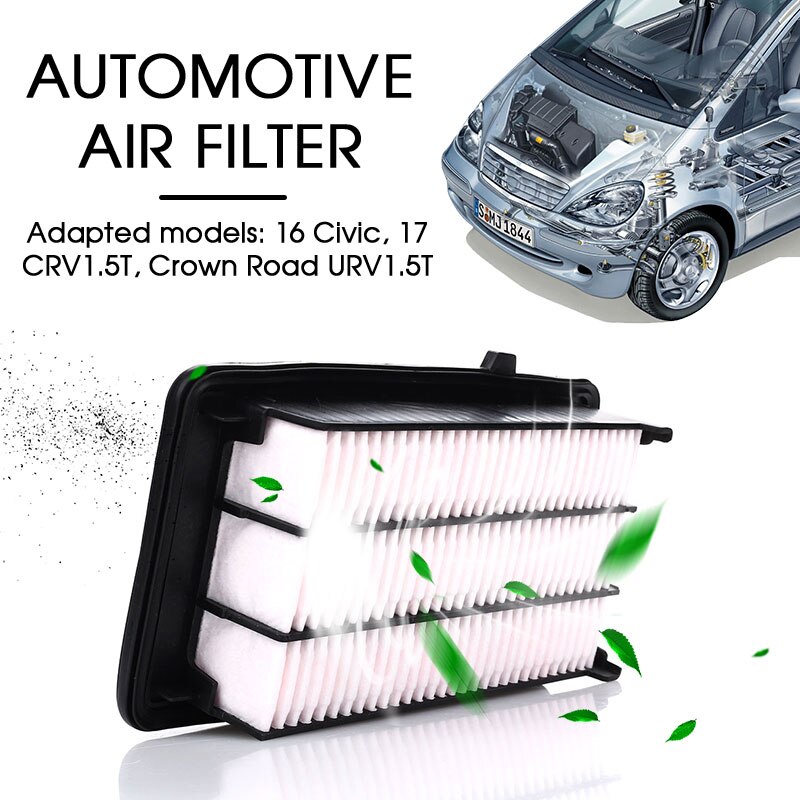 Vehemo OEM 17220-5AA-A00 Car Air Filter Automotive Part Anti-Pollen Dust Black