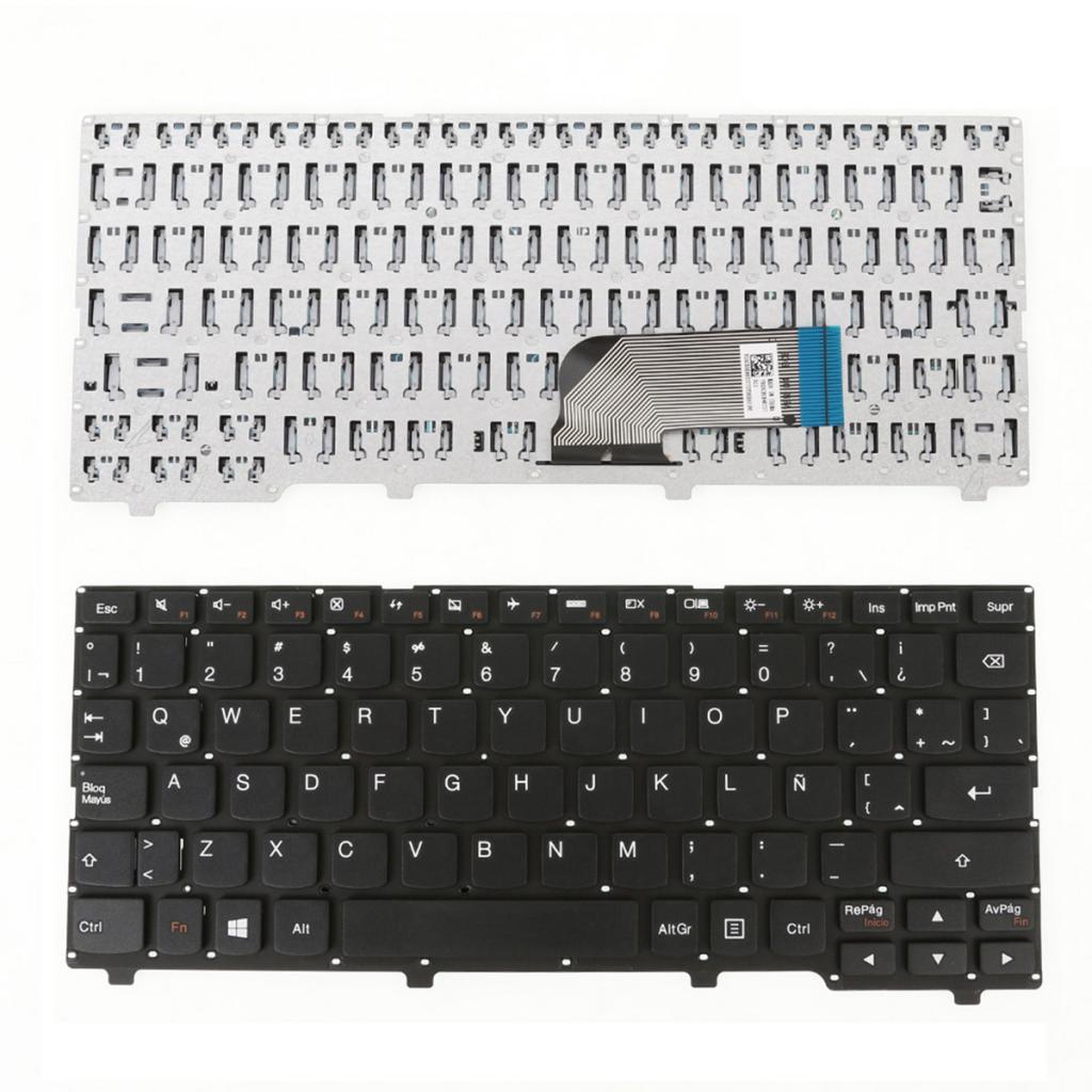 Laptop Keyboard Black Latin Language for Lenovo Ideapad 100S 100S-11IBY Laptop Replacement Keyboards