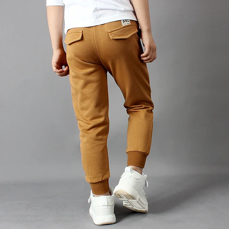 IENENS niños bebés pantalones sueltos de algodón ropa deportiva niños usan pantalones elásticos infantiles 5 6 7 8 9 10 11 12 años