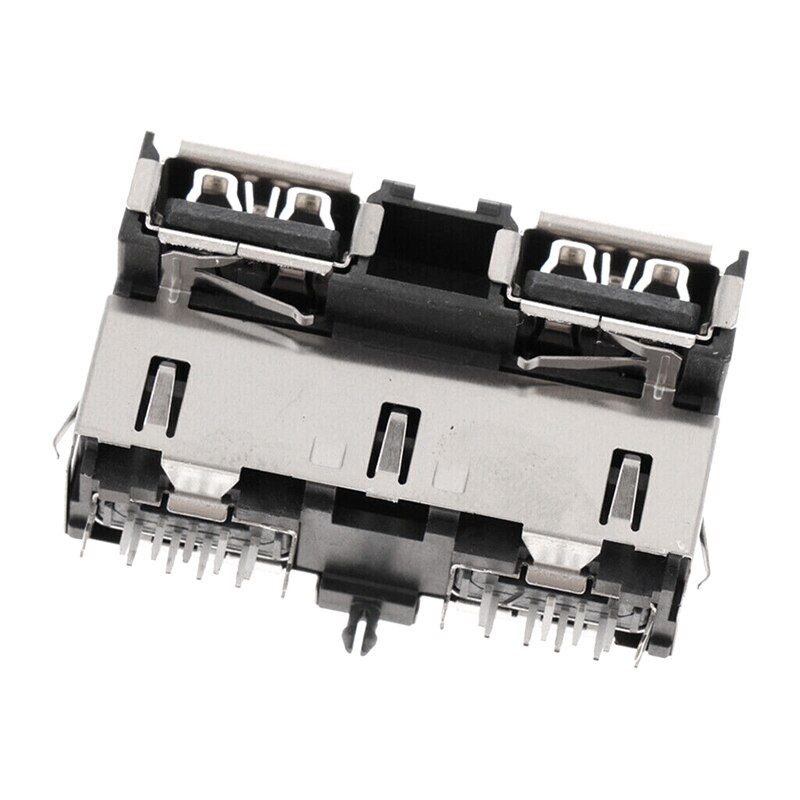 Dual usb socket port connector moudle ersättning för sony playstation 4 ps4 1200