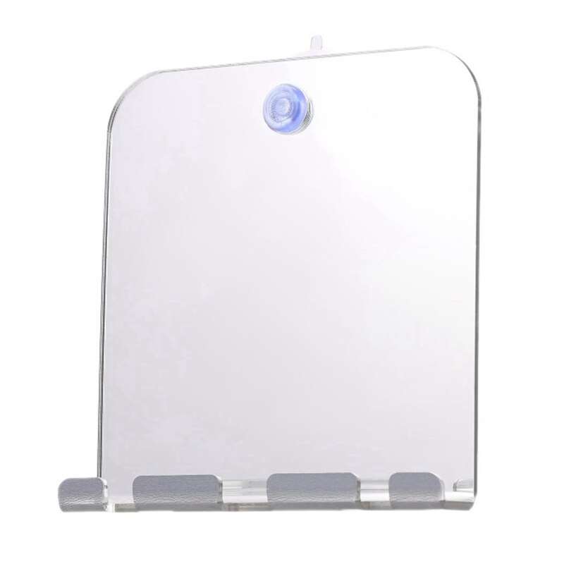 Muur Zuig Anti Fog Douche Spiegel Badkamer Fogless Douche Spiegel Wasruimte Reizen Voor Man Scheren Spiegel: Default Title