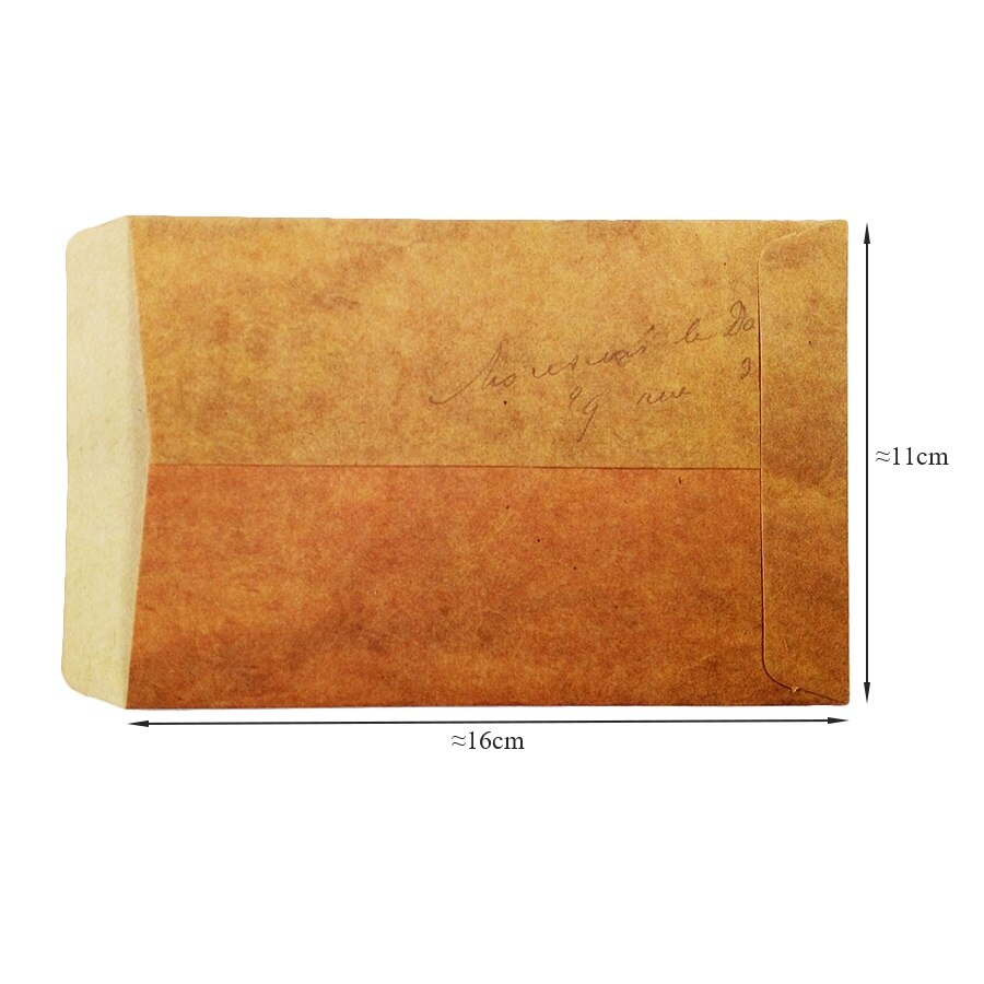 100pcs/lot vintage kraft paper stamp series envelopes antique kraft envelope 16*11cm