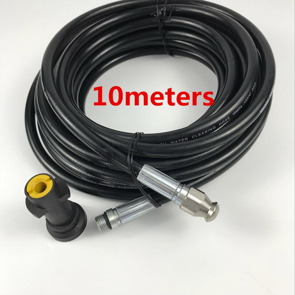 Manguera de alta presión para limpieza de lavado de coche, sistema de riego, Kit de manguera de agua para Karcher con conector adaptador (MOH001): 10m
