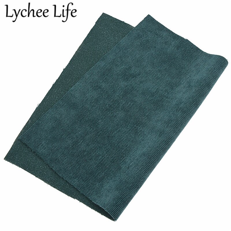 Lychee liv prægede striber fløjlsstof 29 x 21cm polyester bomuldsstof diy håndlavet syning af tøjposer leverer dekoration