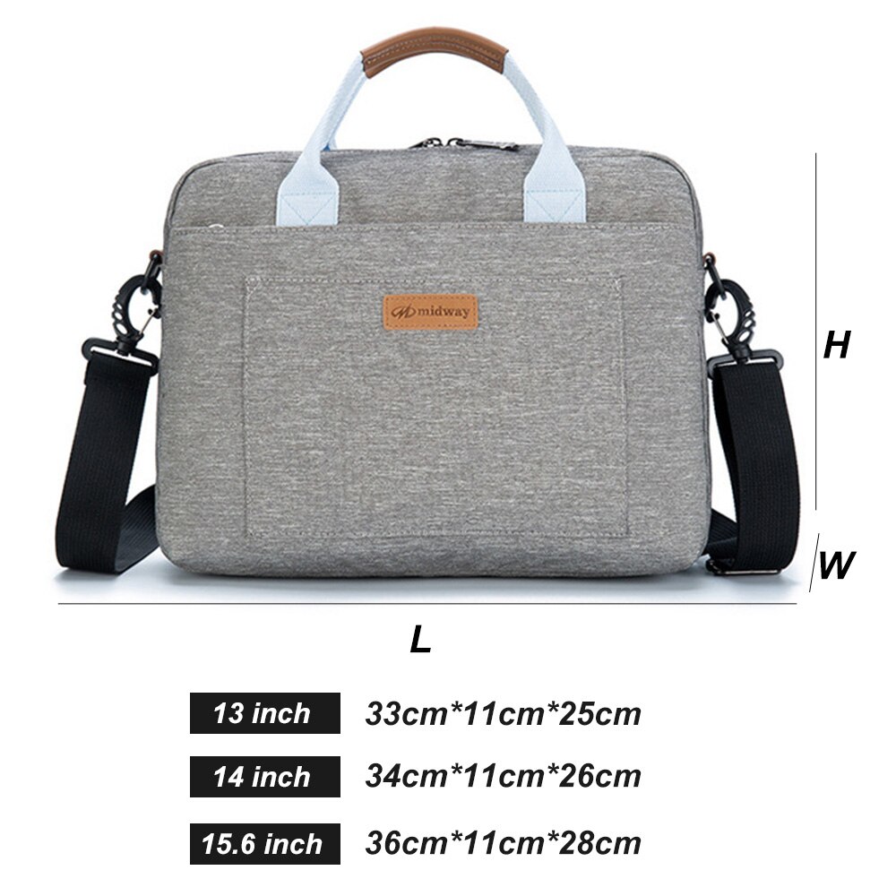 Laptop Briefcase Women Men Waterproof 5D Air Cushion Shock-proof Notebook Bag for Macbook 13 14 15.6 17.3 Inch