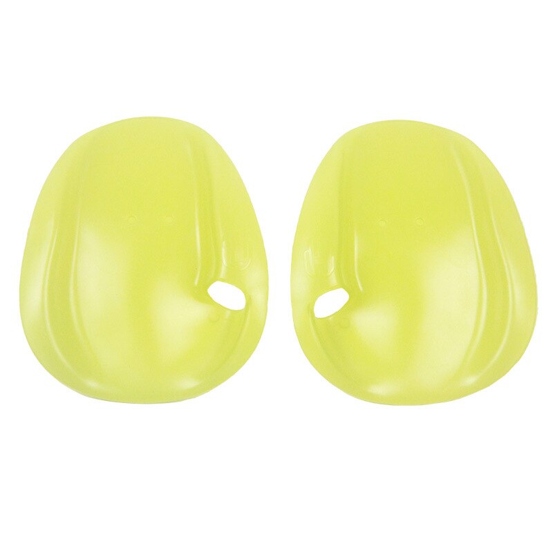 Guanti palmati da nuoto per giovani adulti palmati trasparenti per allenamento palmati a mano guanti da nuoto attrezzatura palma rana -40: giallo Size M