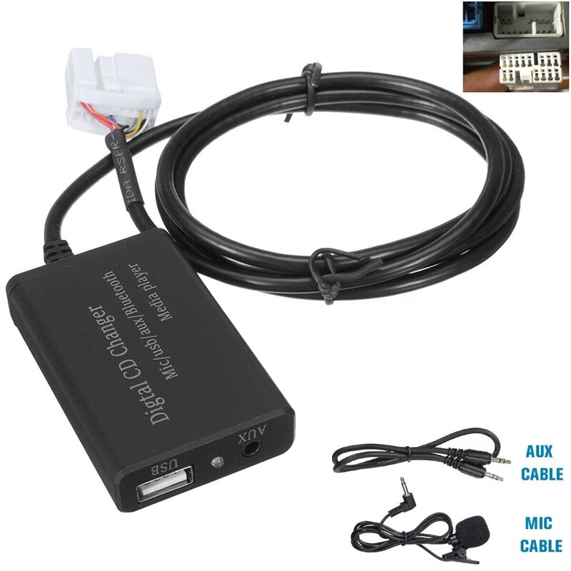 Adaptateur AUX pour Honda Accord Civic CRV, musique Bluetooth, mains-libres, Interface de voiture