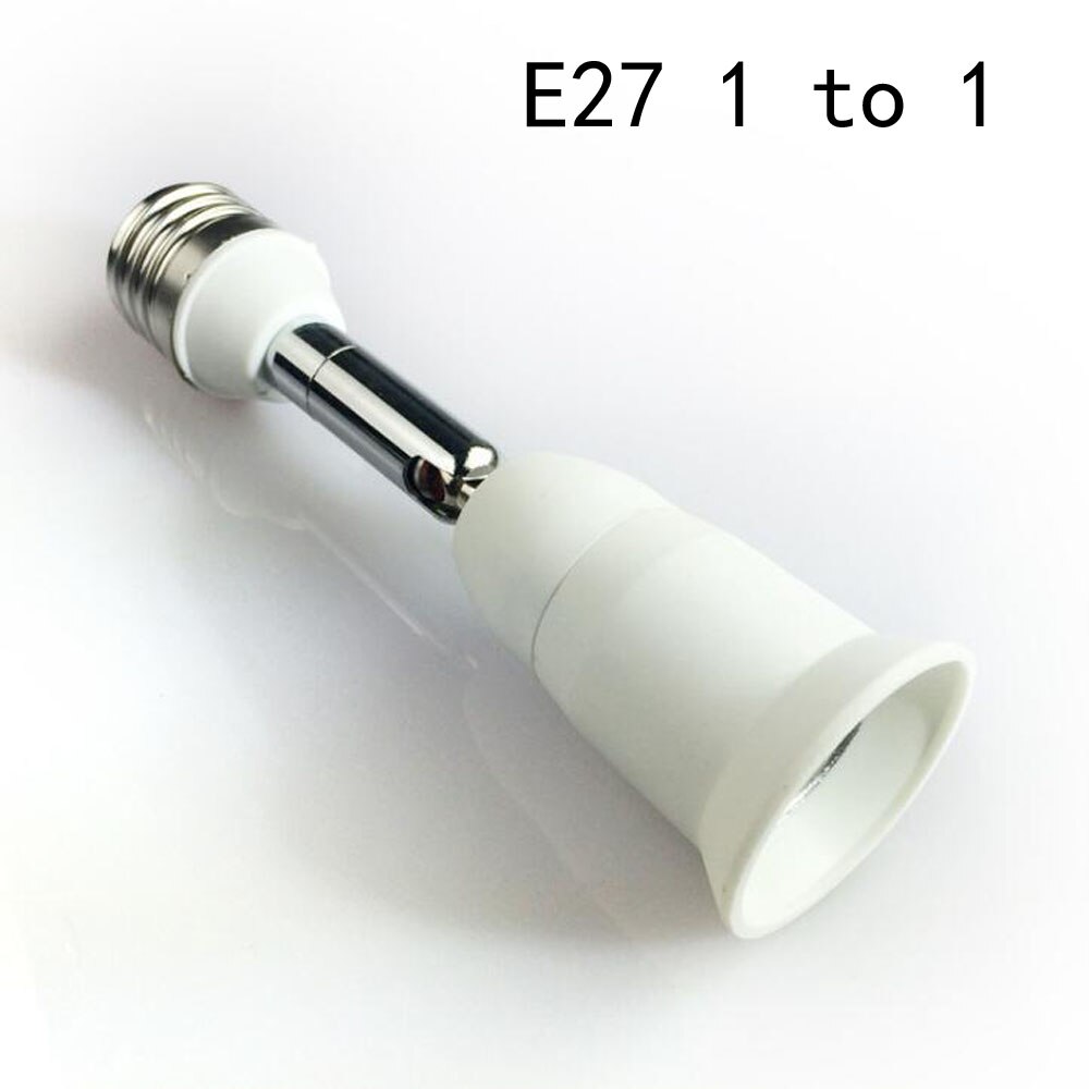 E27 1 tot 3/1 tot 4/1 tot 5 Lamp Holder Bulb Socket Splitter Lampvoet Brandwerende houder Adapter E27 Converter Socket Spllitter: E27 1 to 1